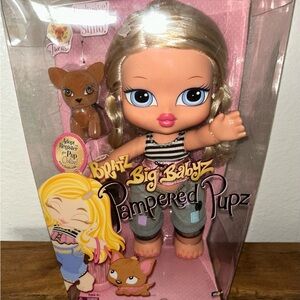 Bratz Big Babyz Pampered Pupz Blonde Doll with Brown Pup - Bratz